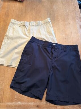 Men's bundle of Navy and Khaki Casual Shorts